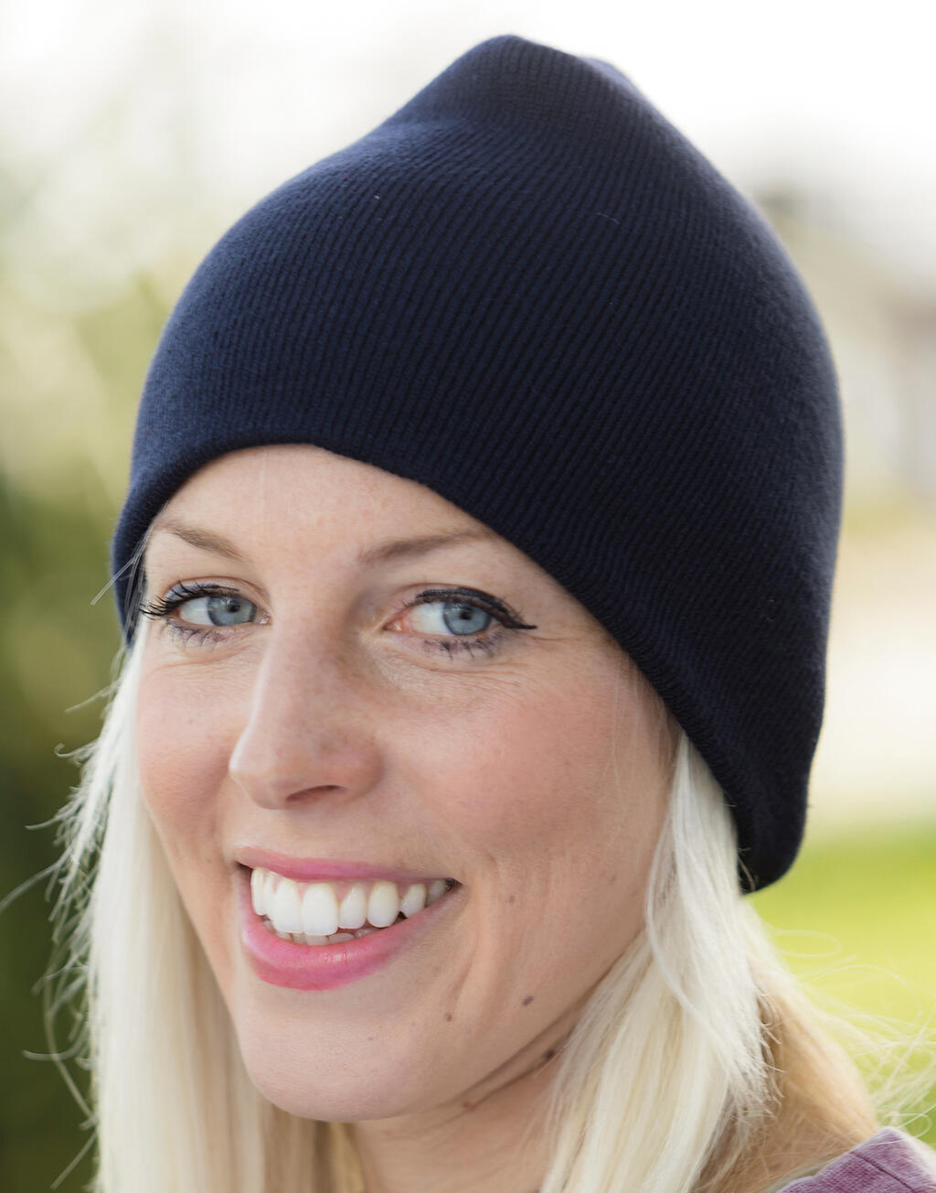 Softex Beanie in Farbe White
