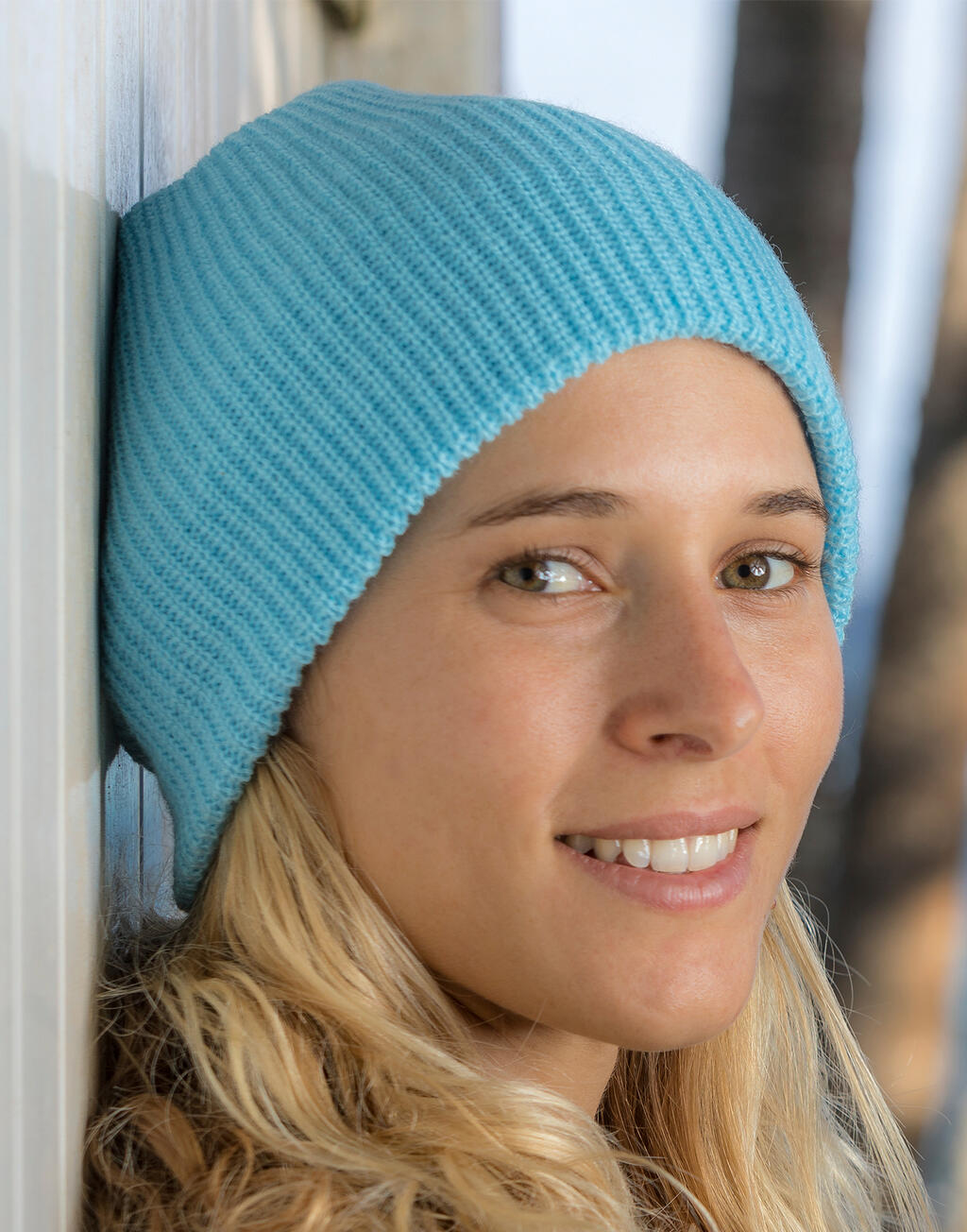 Softex Beanie in Farbe White