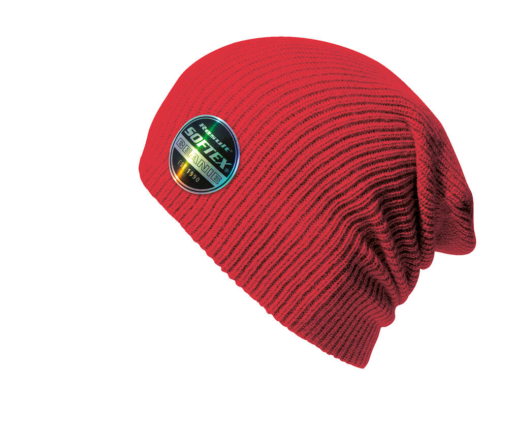 Softex Beanie in Farbe Red