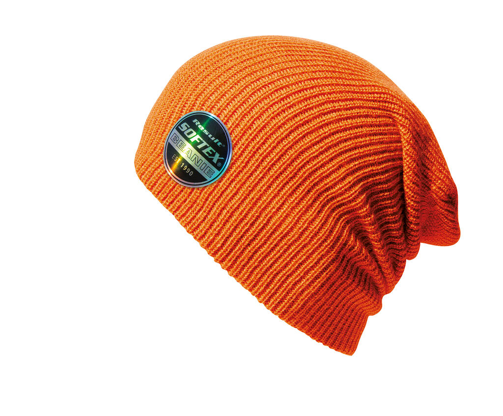 Softex Beanie in Farbe Orange