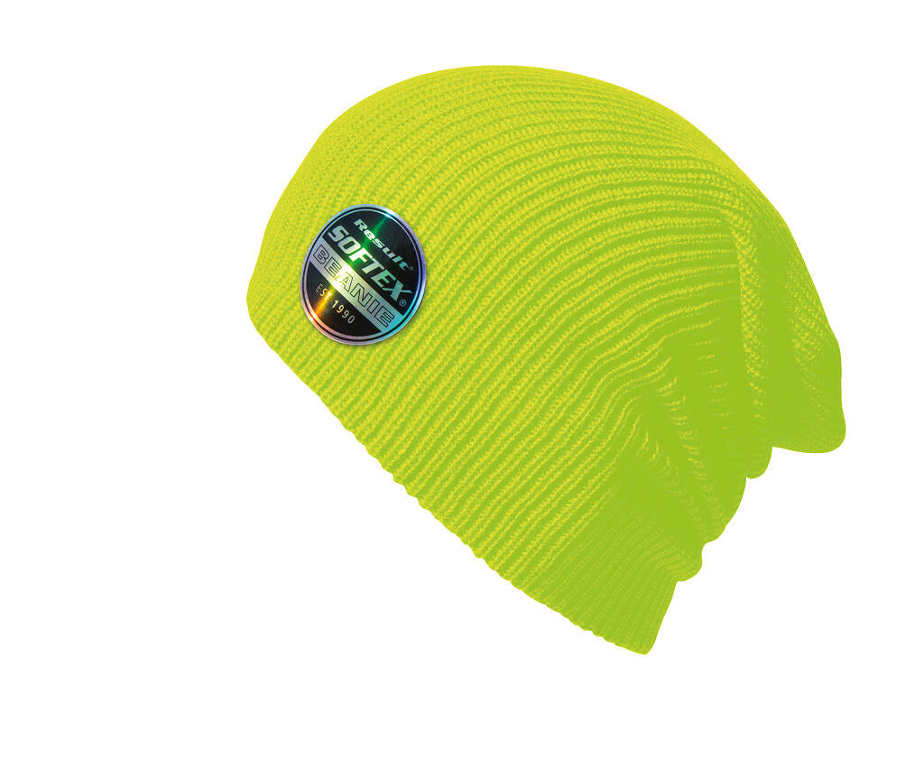 Softex Beanie in Farbe Fluorescent Yellow