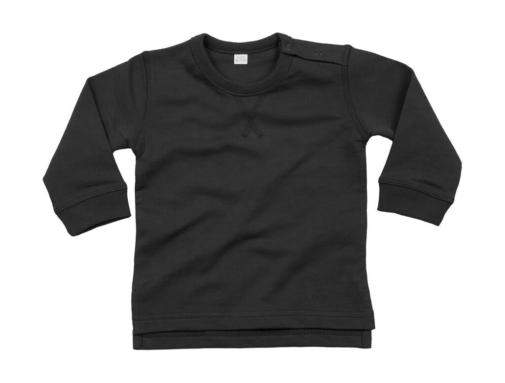 Baby Sweatshirt in Farbe Black