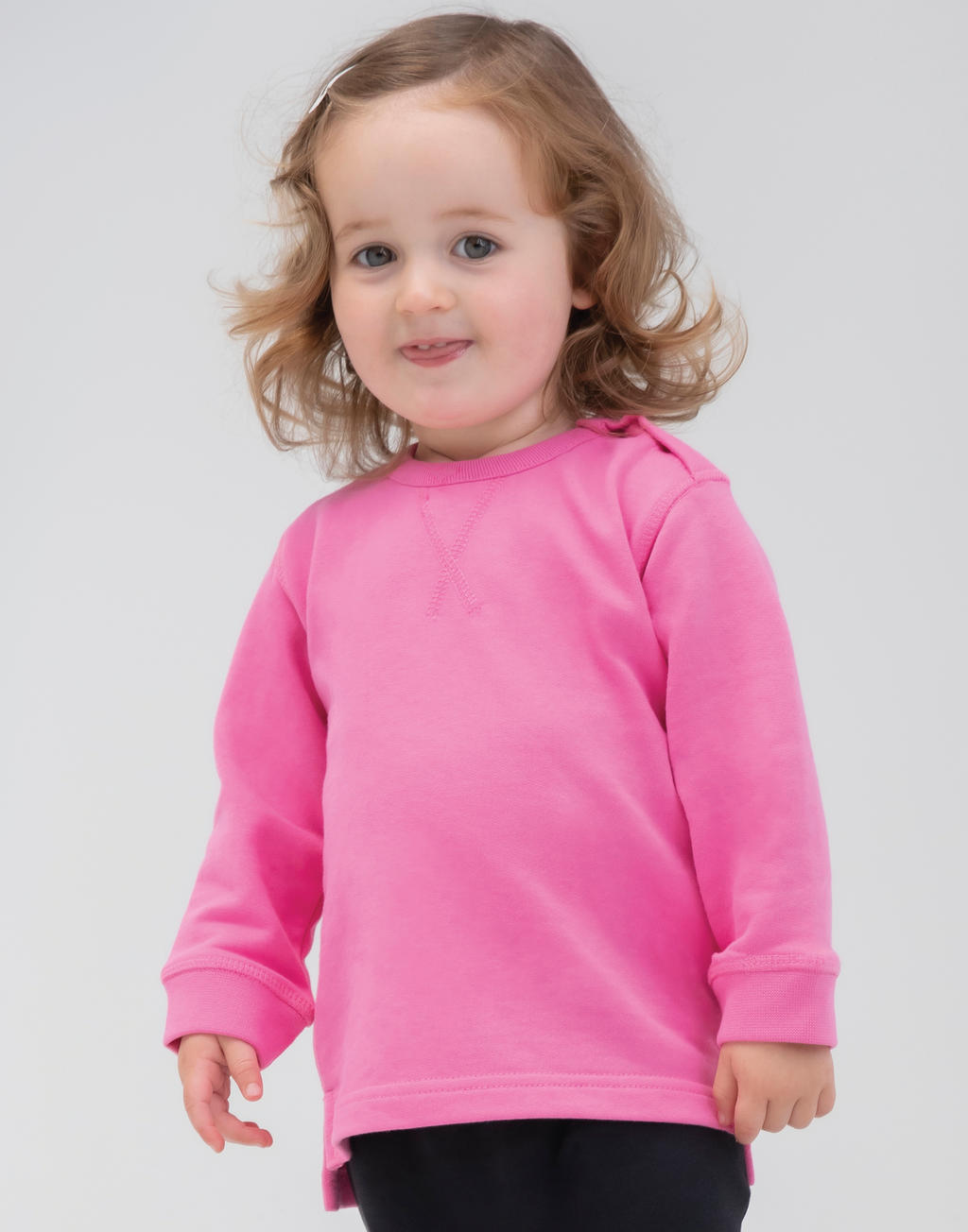 Baby Sweatshirt in Farbe Black