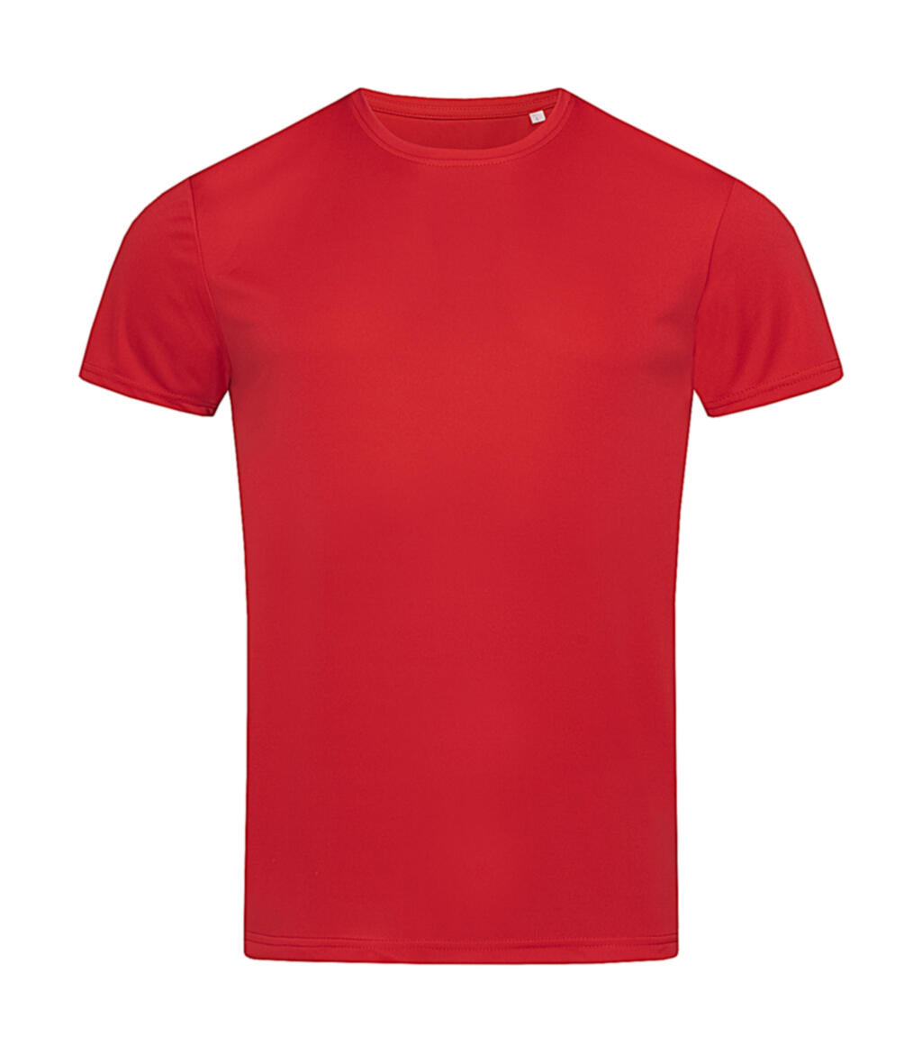 Sports-T in Farbe Crimson Red
