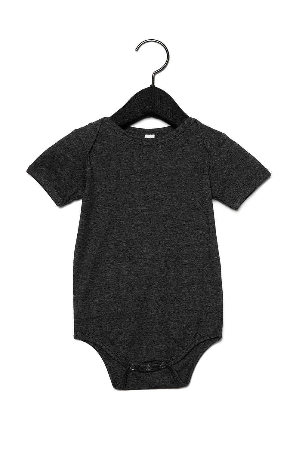 Baby Jersey Short Sleeve One Piece in Farbe Dark Grey Heather