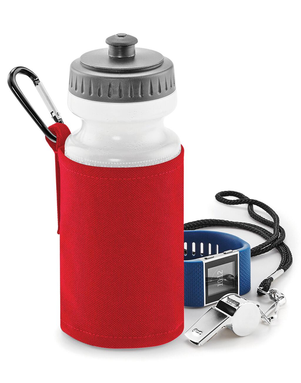 Water Bottle And Holder in Farbe White