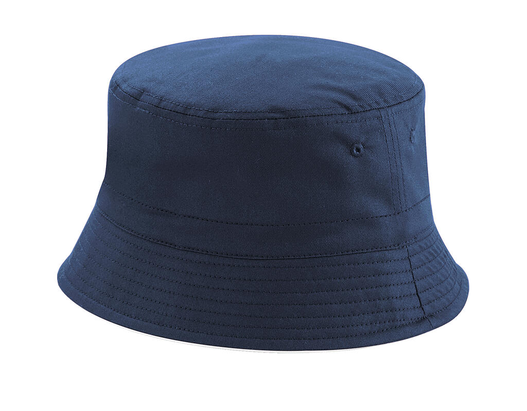 Reversible Bucket Hat in Farbe French Navy/White