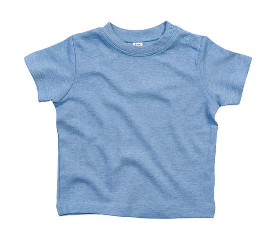 Baby T-Shirt in Farbe Heather Blue Organic