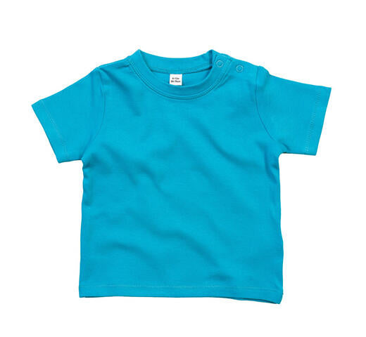 Baby T-Shirt in Farbe Surf Blue Organic