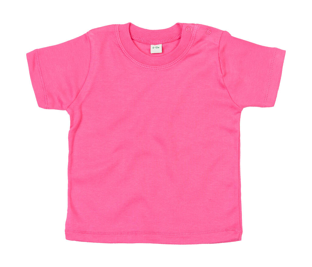 Baby T-Shirt in Farbe Fuchsia Organic