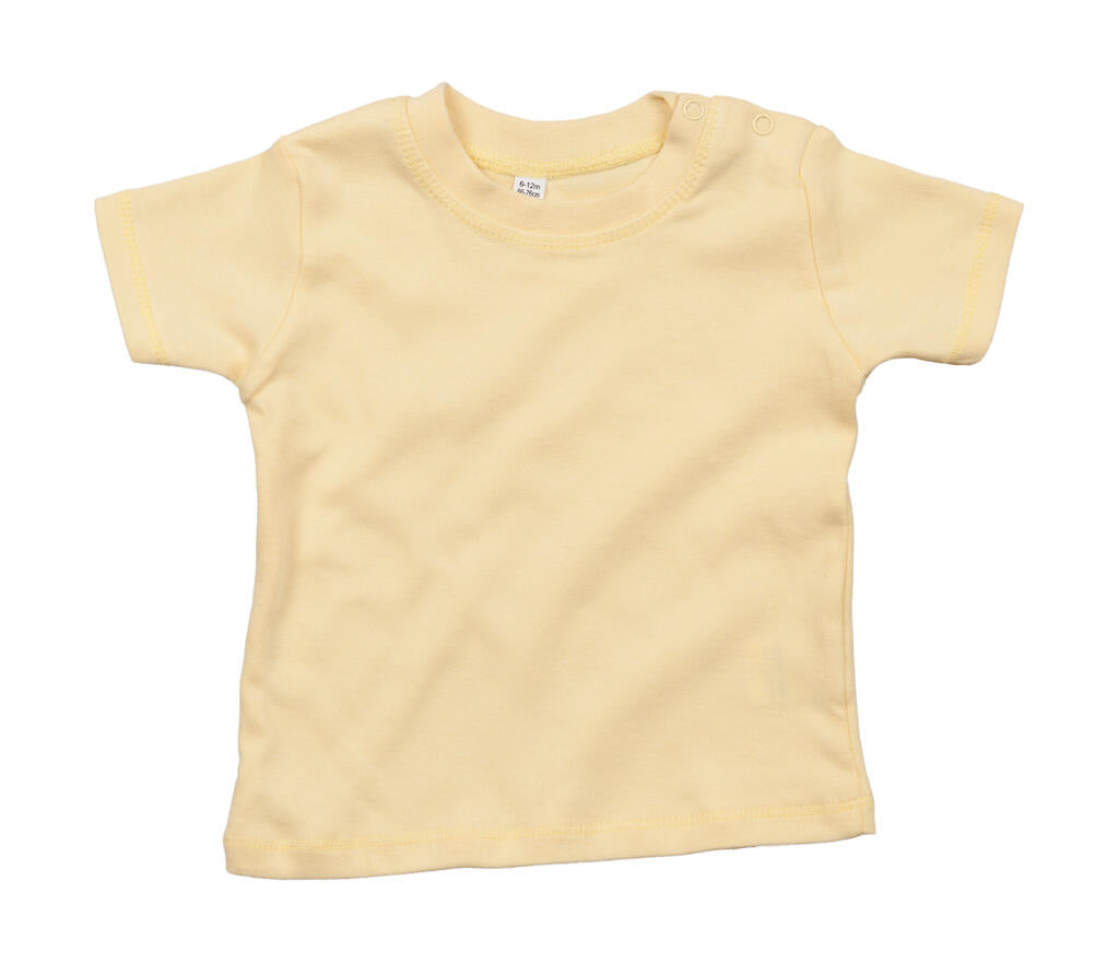 Baby T-Shirt in Farbe Soft Yellow
