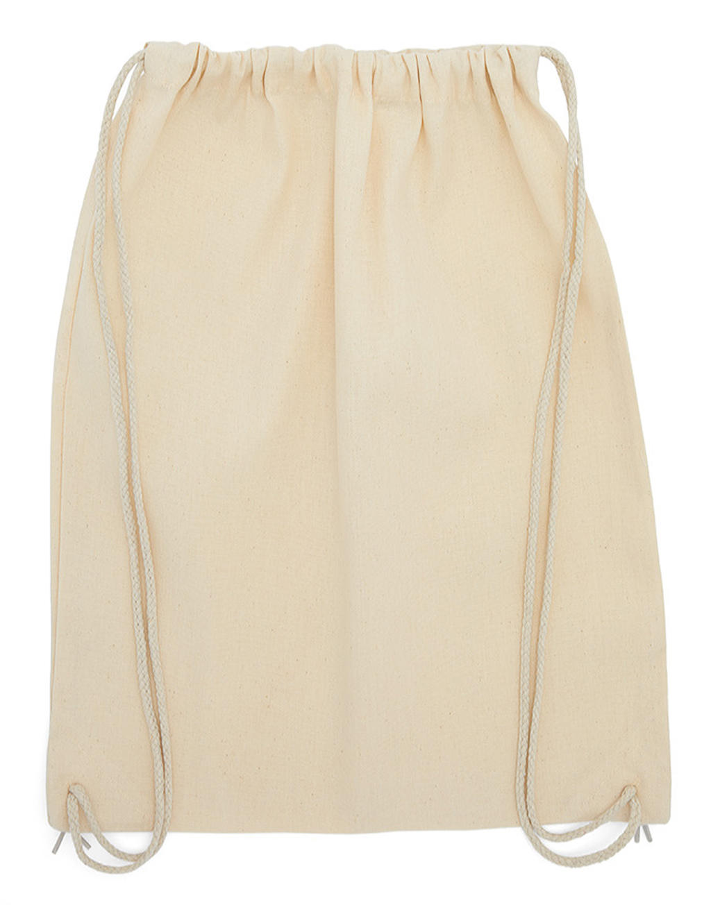 Baby Canvas Cotton Drawstring Backpack in Farbe Natural