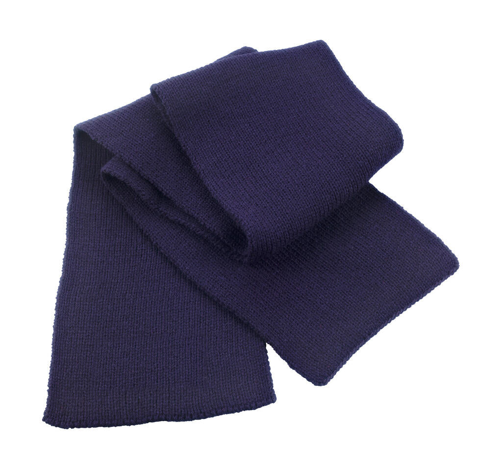 Classic Heavy Knit Scarf in Farbe Navy