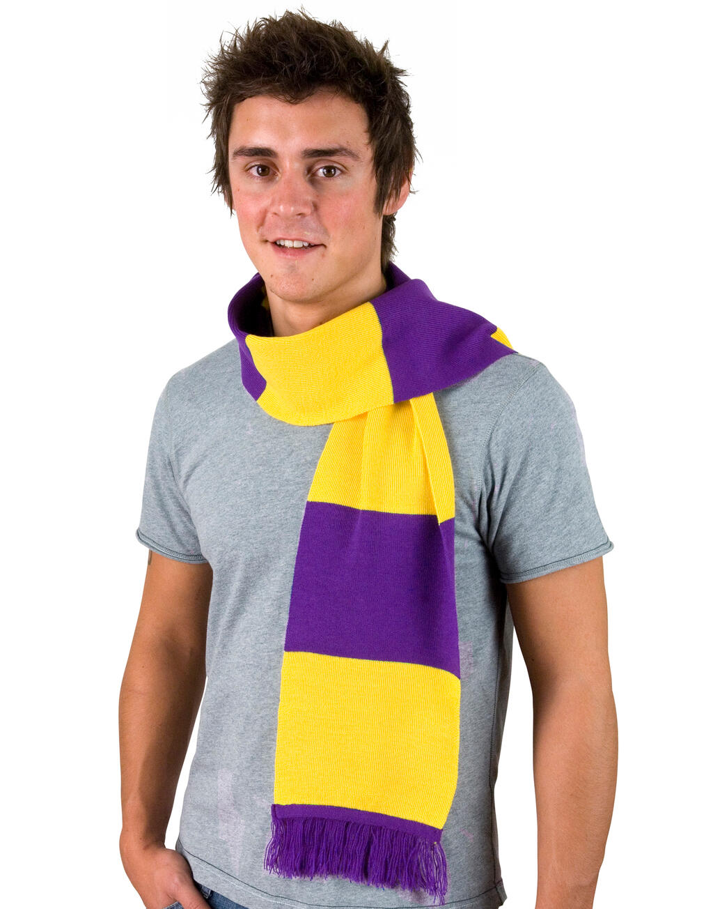 Team Scarf in Farbe White/Navy