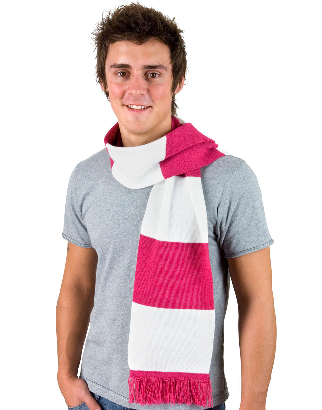 Team Scarf in Farbe White/Navy