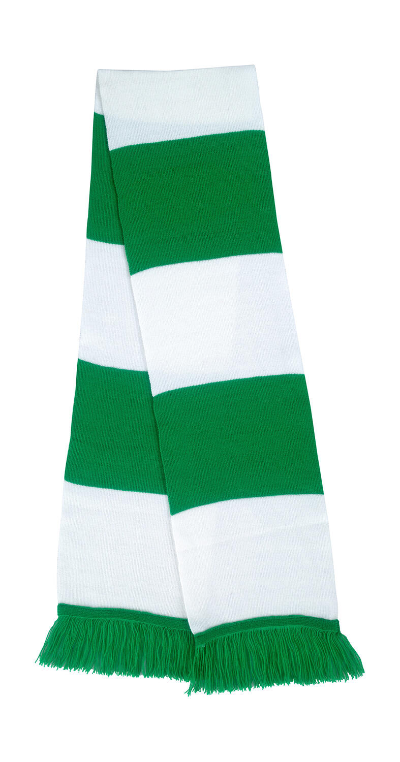 Team Scarf in Farbe Kelly Green/White