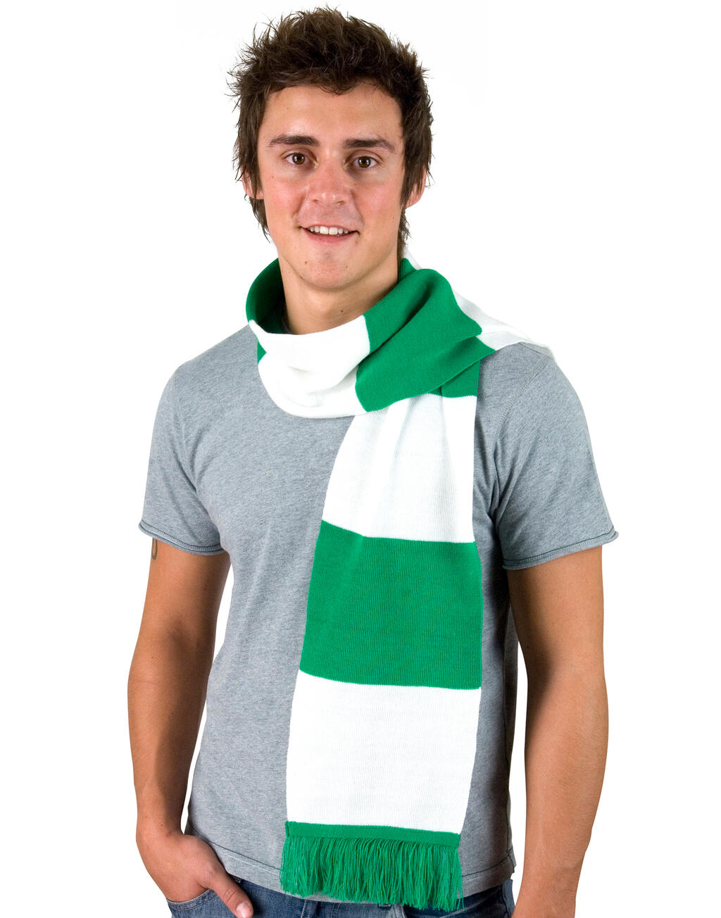 Team Scarf in Farbe White/Navy