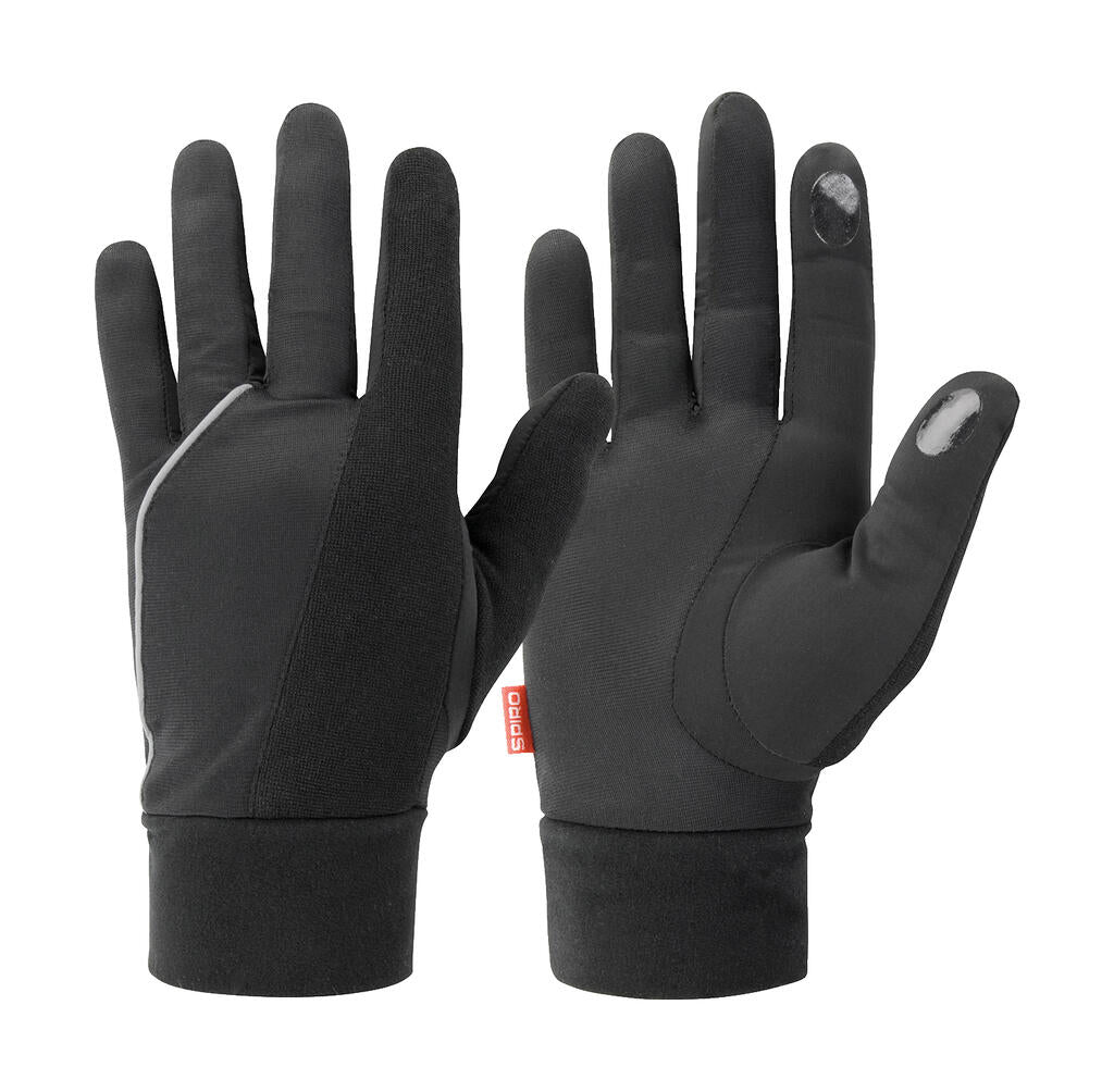 Elite Running Gloves in Farbe Black