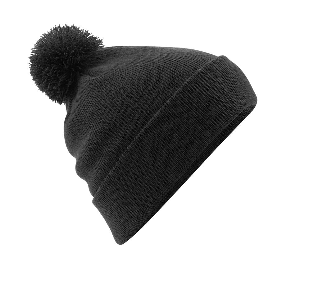Original Pom Pom Beanie in Farbe Black