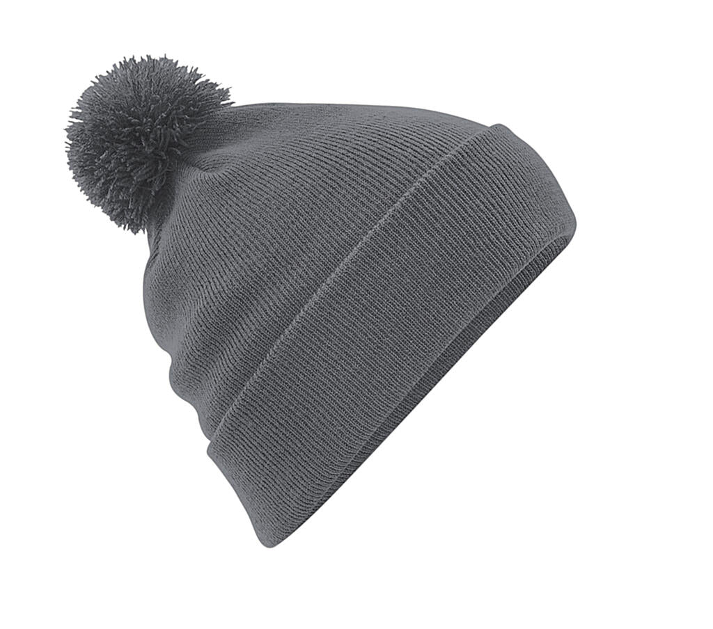 Original Pom Pom Beanie in Farbe Graphite Grey