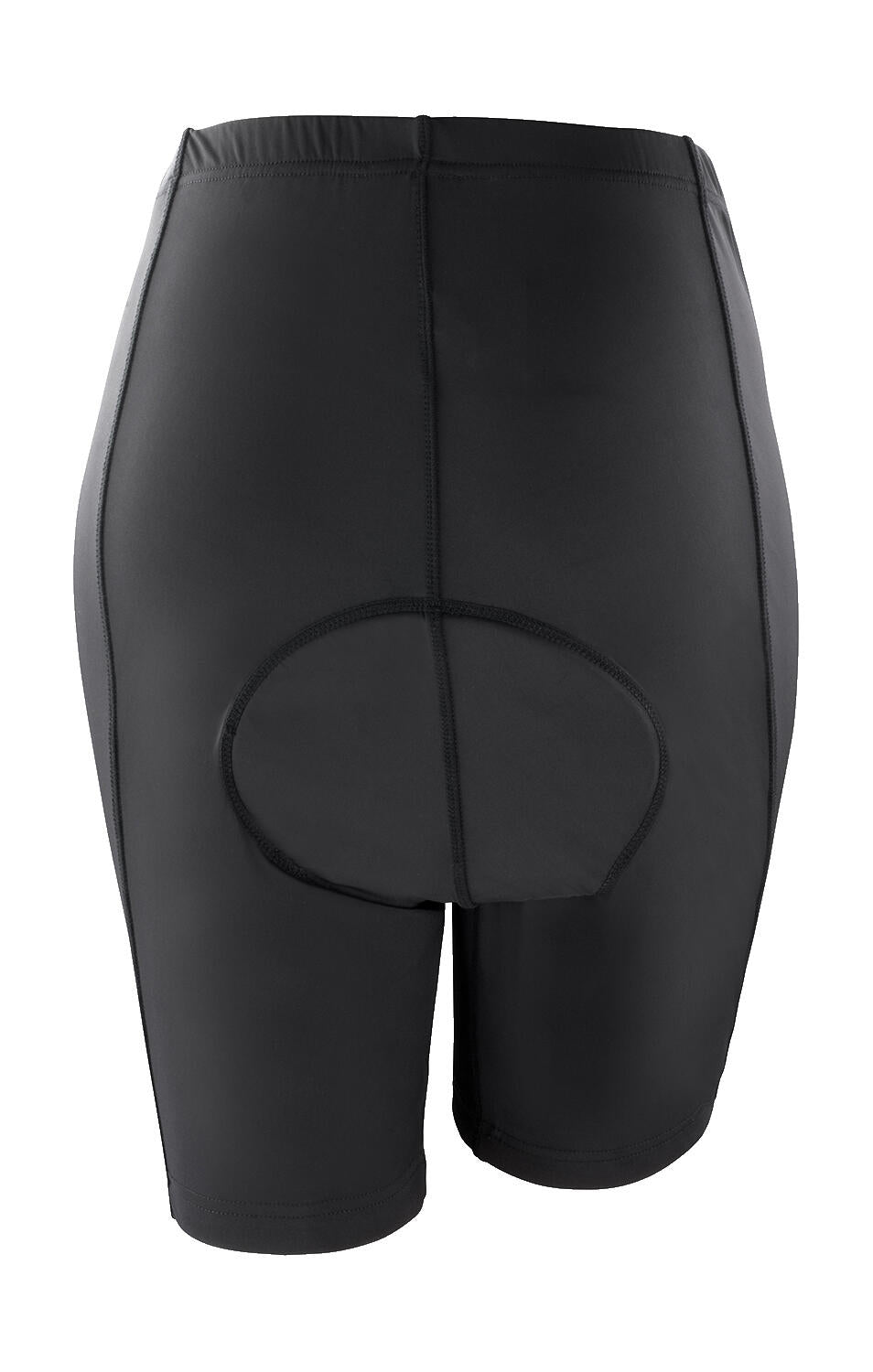 Ladies' Padded Bike Shorts in Farbe Black