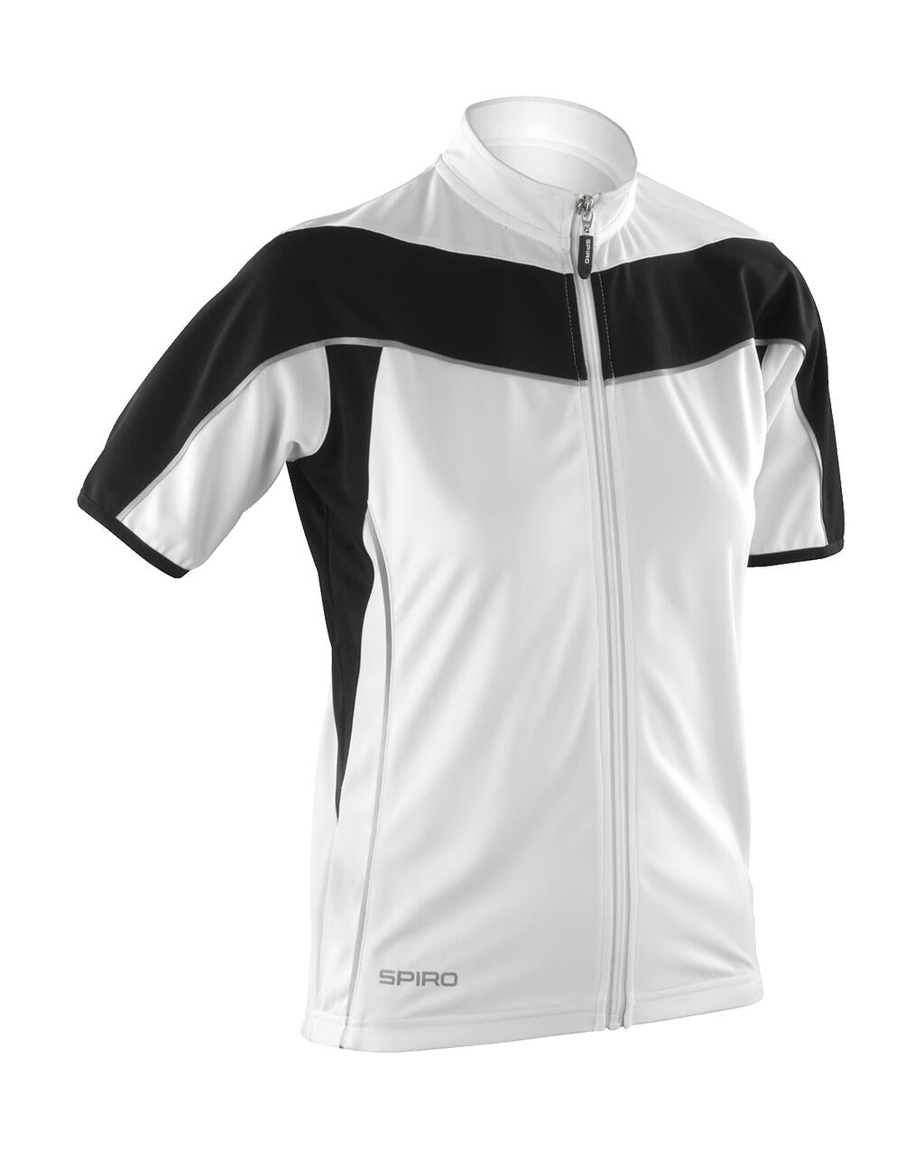 Ladies' Bike Full Zip Top in Farbe White/Black