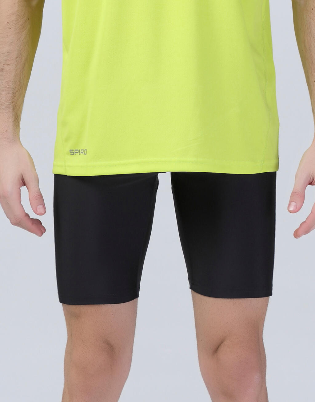 Men's Bodyfit Base Layer Shorts in Farbe Black
