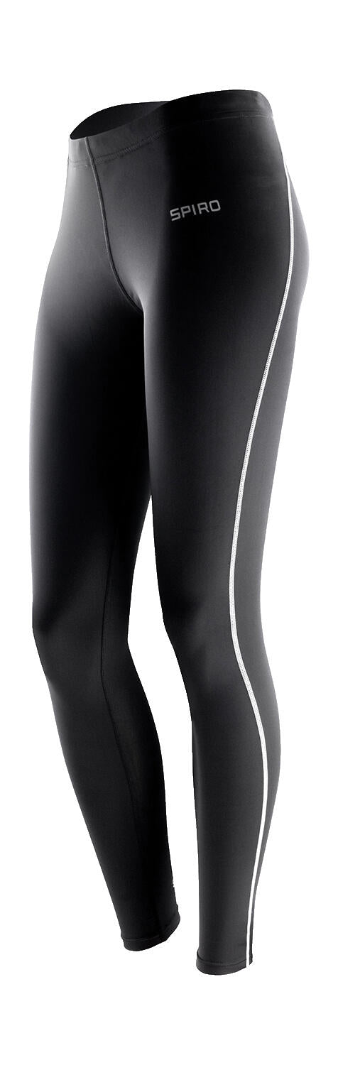Women's Bodyfit Base Layer Leggings in Farbe Black