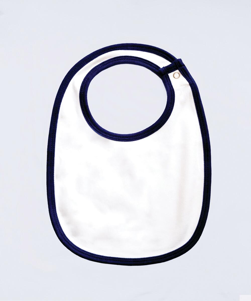 Single Layer Bib in Farbe White/Nautical Navy