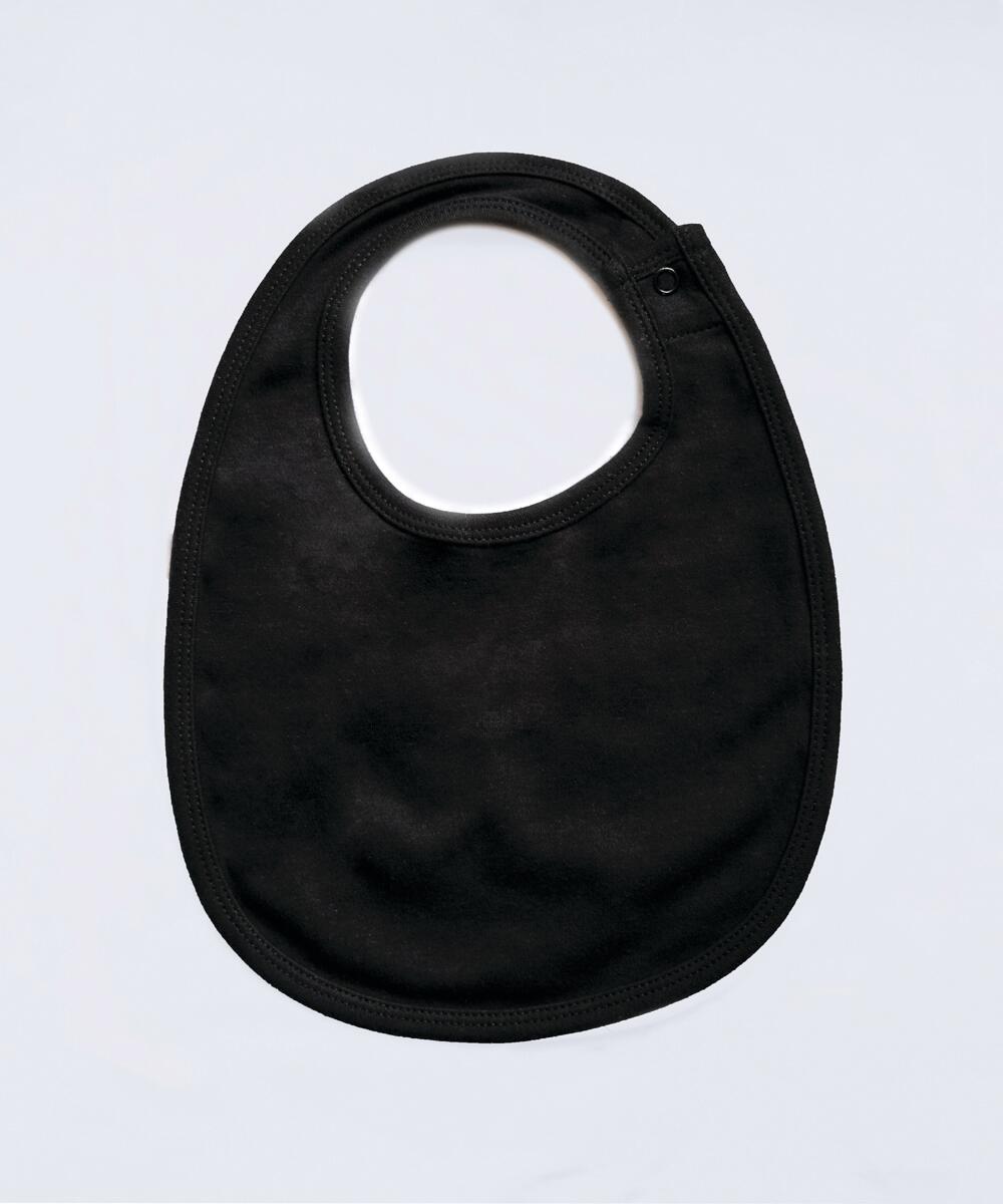 Single Layer Bib in Farbe Black