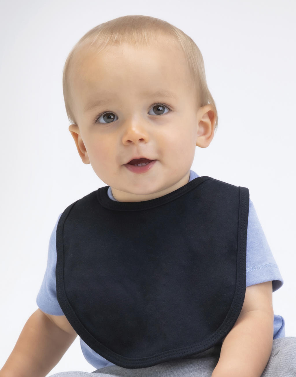 Single Layer Bib in Farbe White