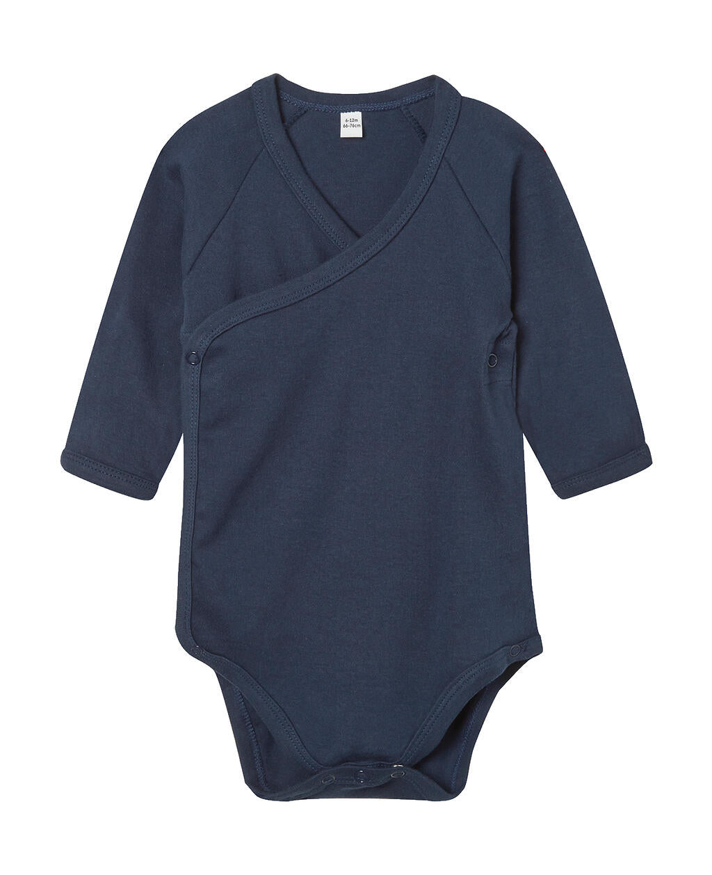 Baby Long Sleeve Kimono Bodysuit in Farbe Nautical Navy