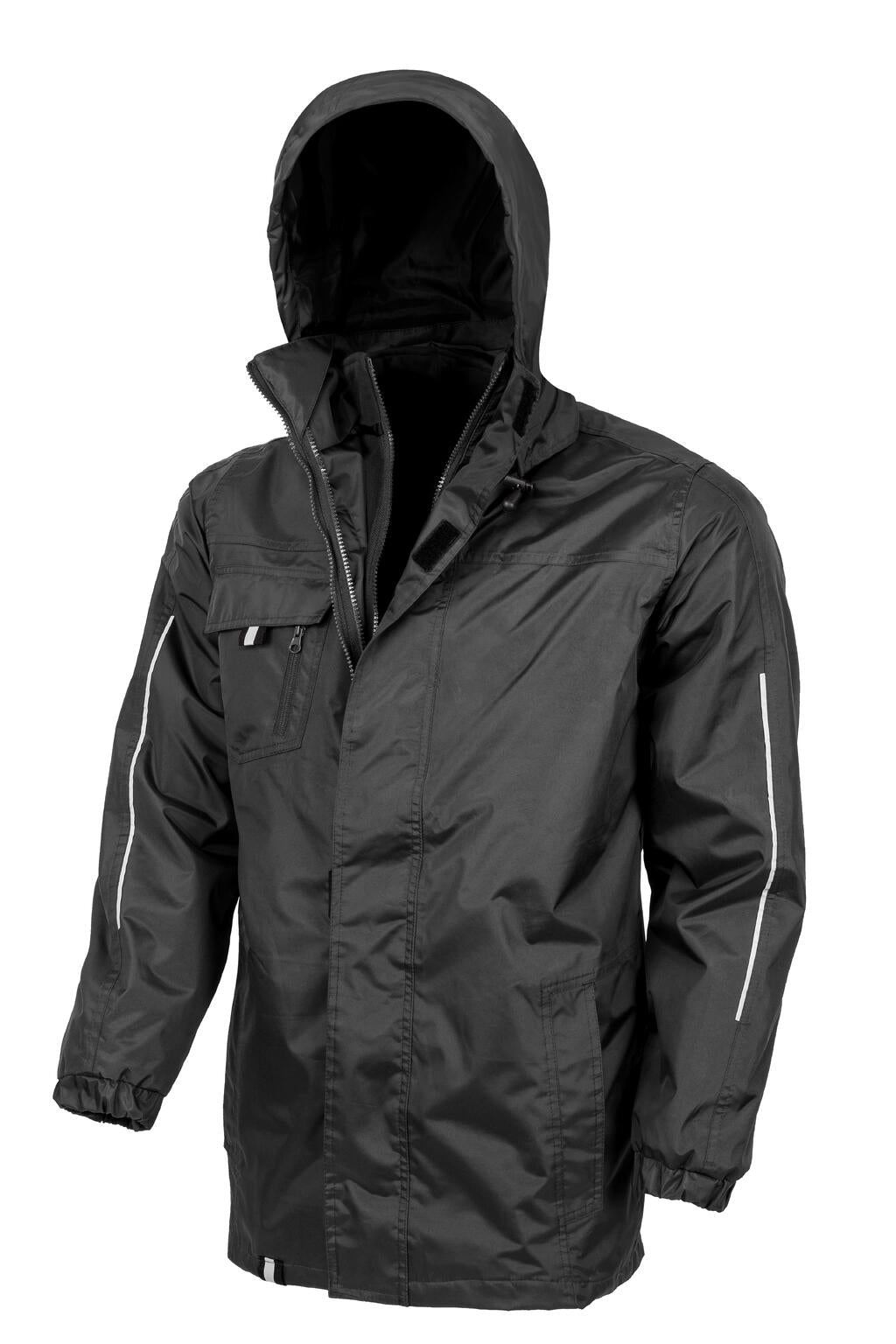 Printable 3-in-1 Transit Jacket in Farbe Black