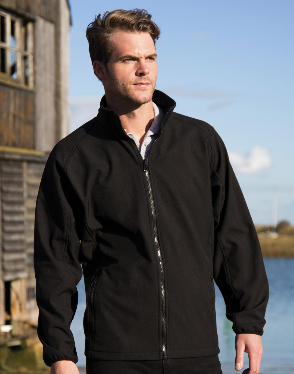 Printable 3-in-1 Transit Jacket in Farbe Black