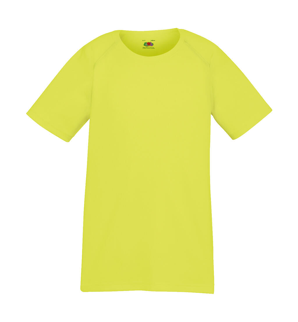 Kids' Performance T in Farbe Bright Yellow