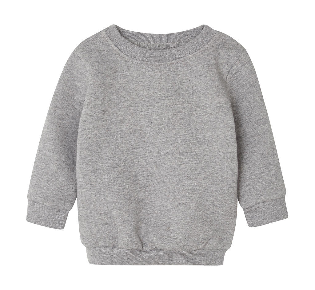Baby Essential Sweatshirt in Farbe Heather Grey Melange