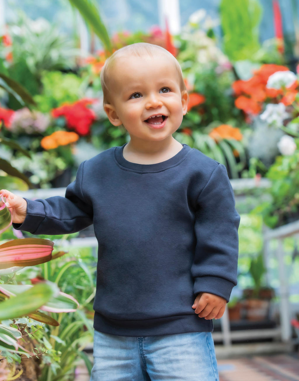 Baby Essential Sweatshirt in Farbe Natural