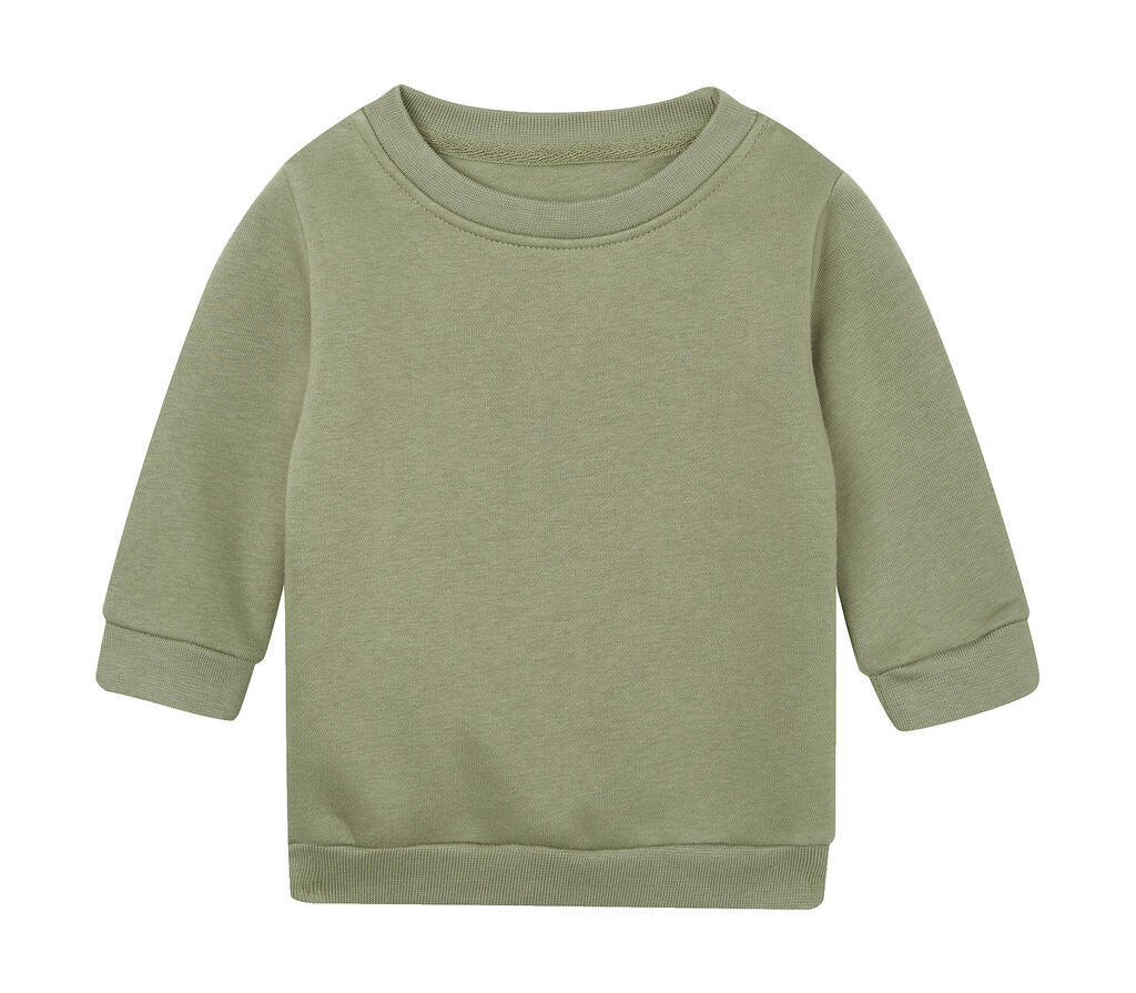 Baby Essential Sweatshirt in Farbe Soft Olive