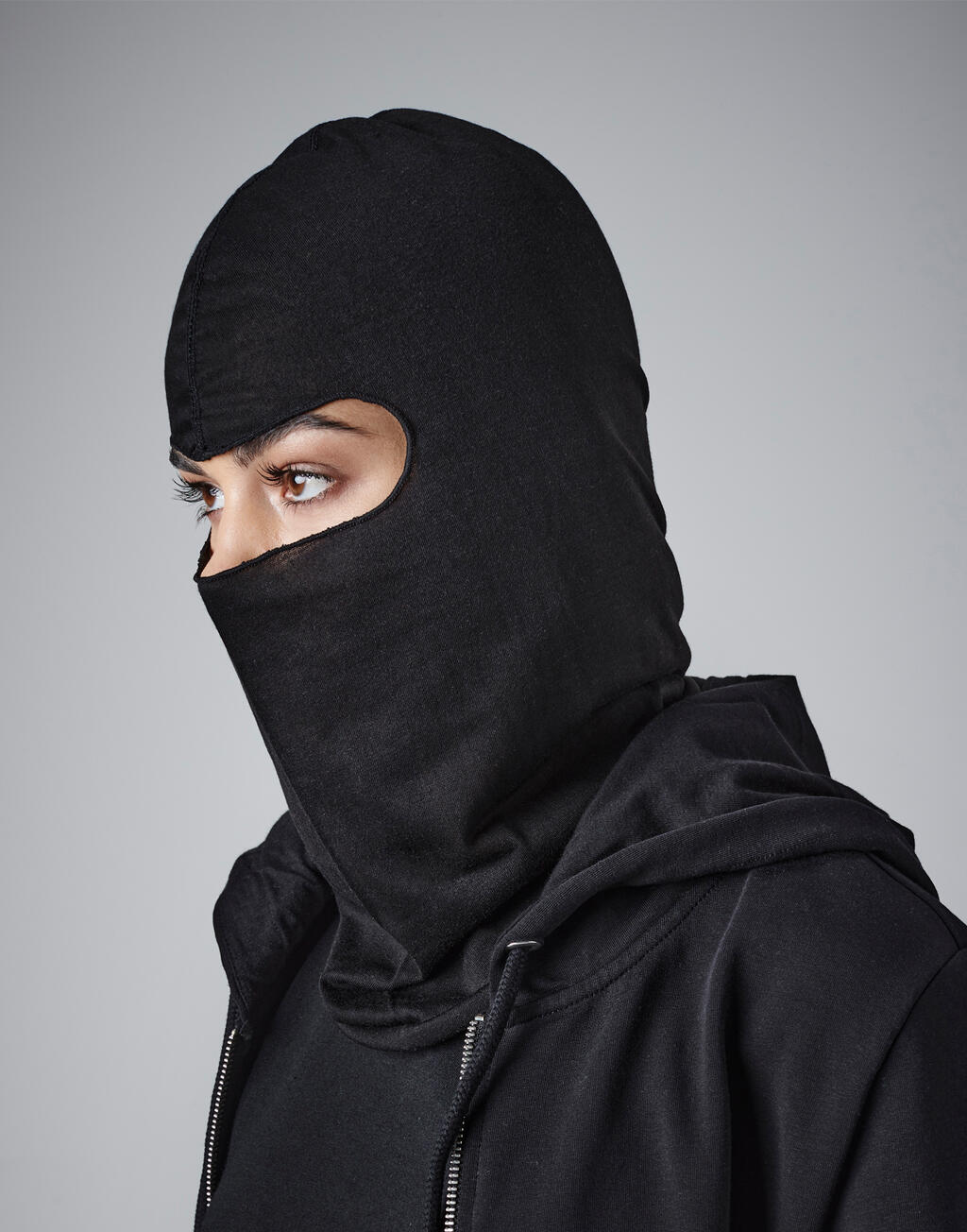 Microfibre Balaclava in Farbe Black