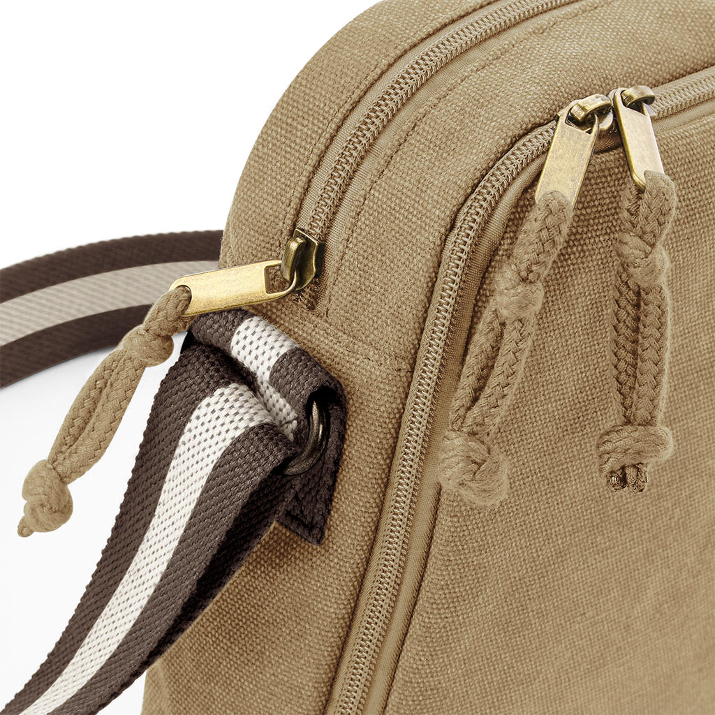 Vintage Canvas Mini Reporter in Farbe Vintage Black