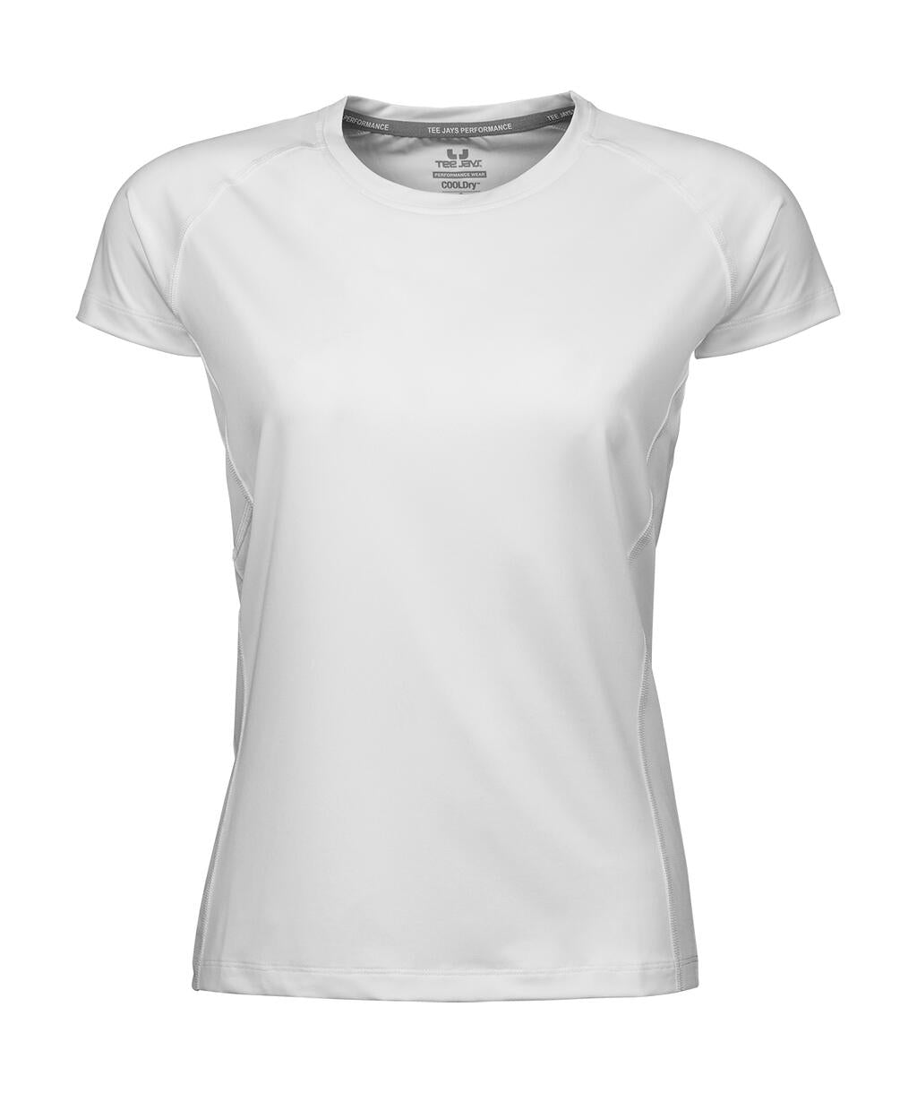 COOLdry Ladies' Tee in Farbe White