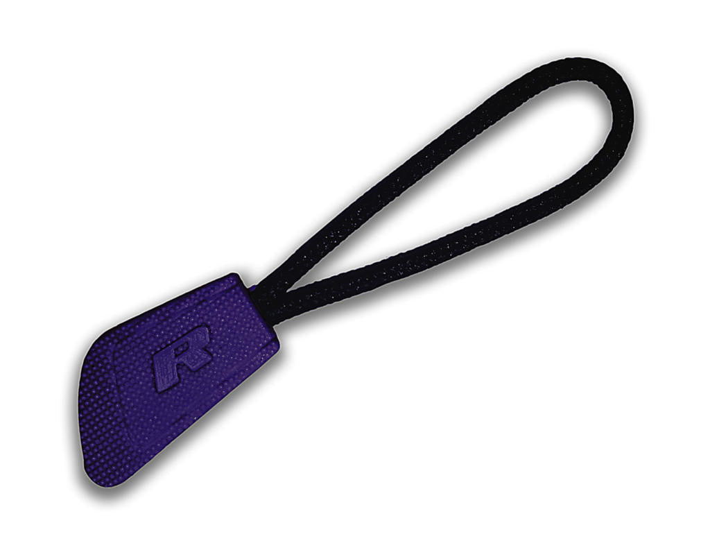 Zip Pull in Farbe Purple