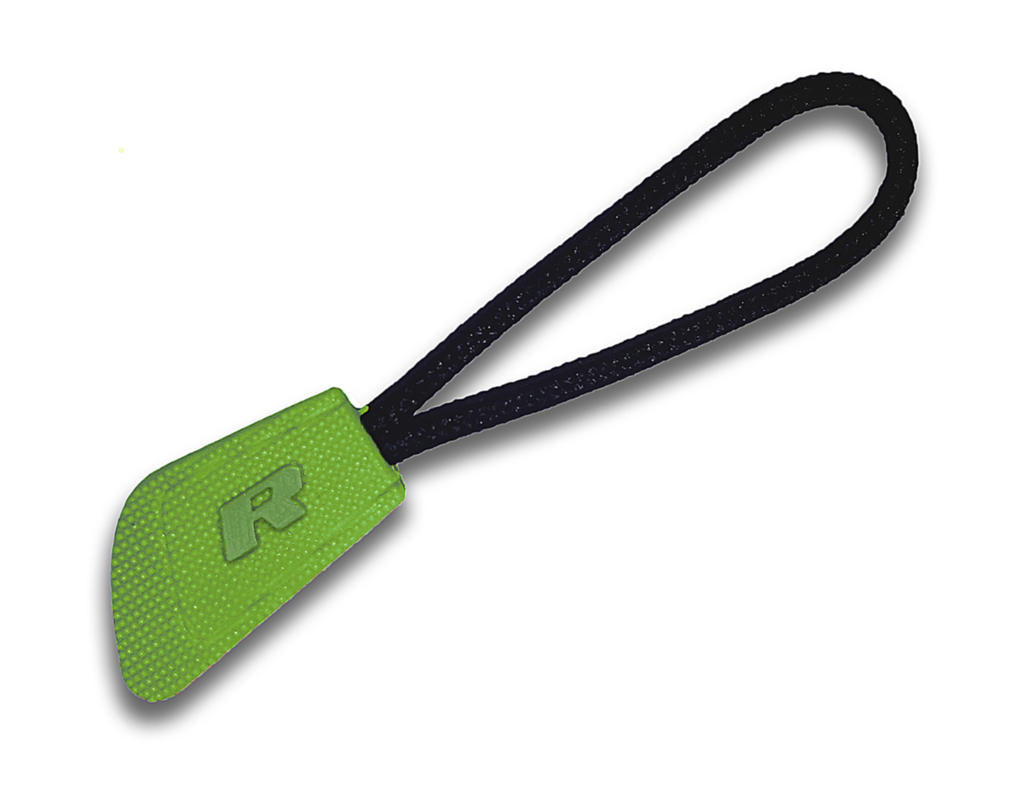 Zip Pull in Farbe Lime