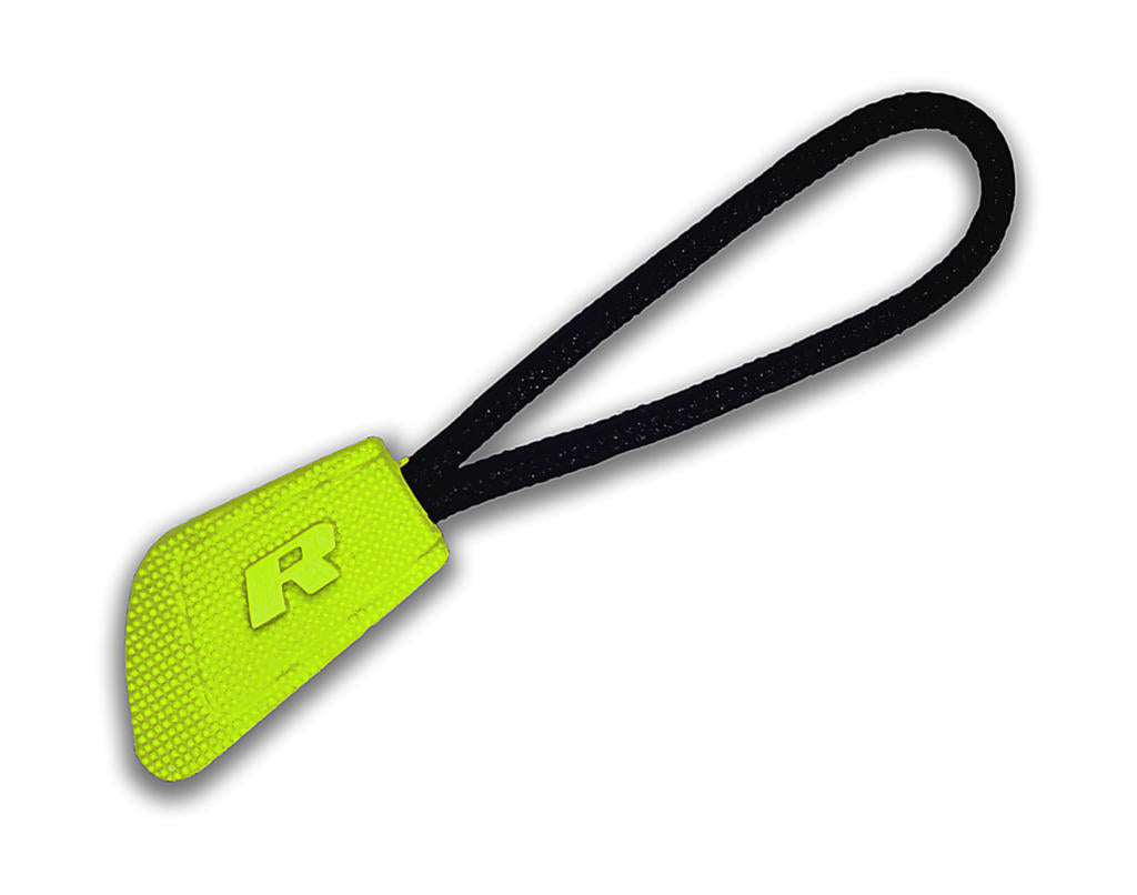 Zip Pull in Farbe Yellow