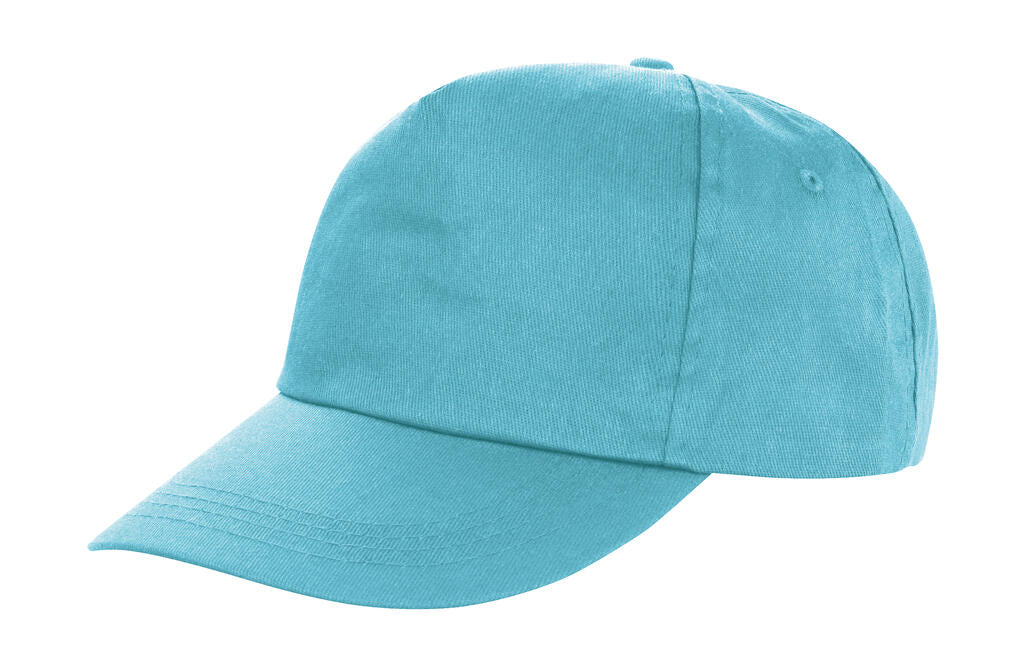 Houston 5-Panel Printers Cap in Farbe Aqua