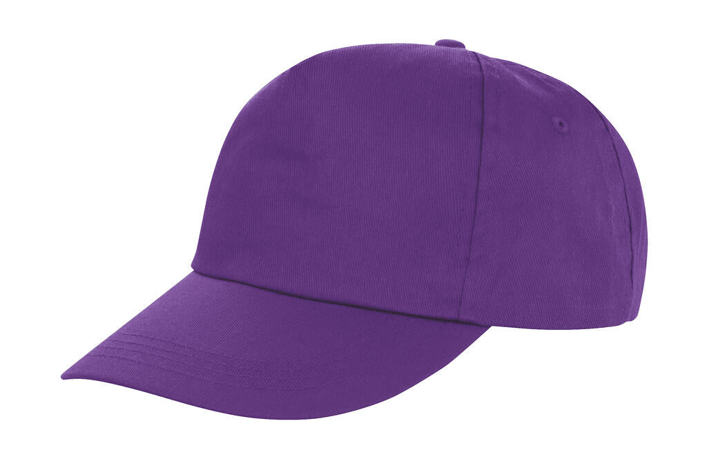 Houston 5-Panel Printers Cap in Farbe Purple