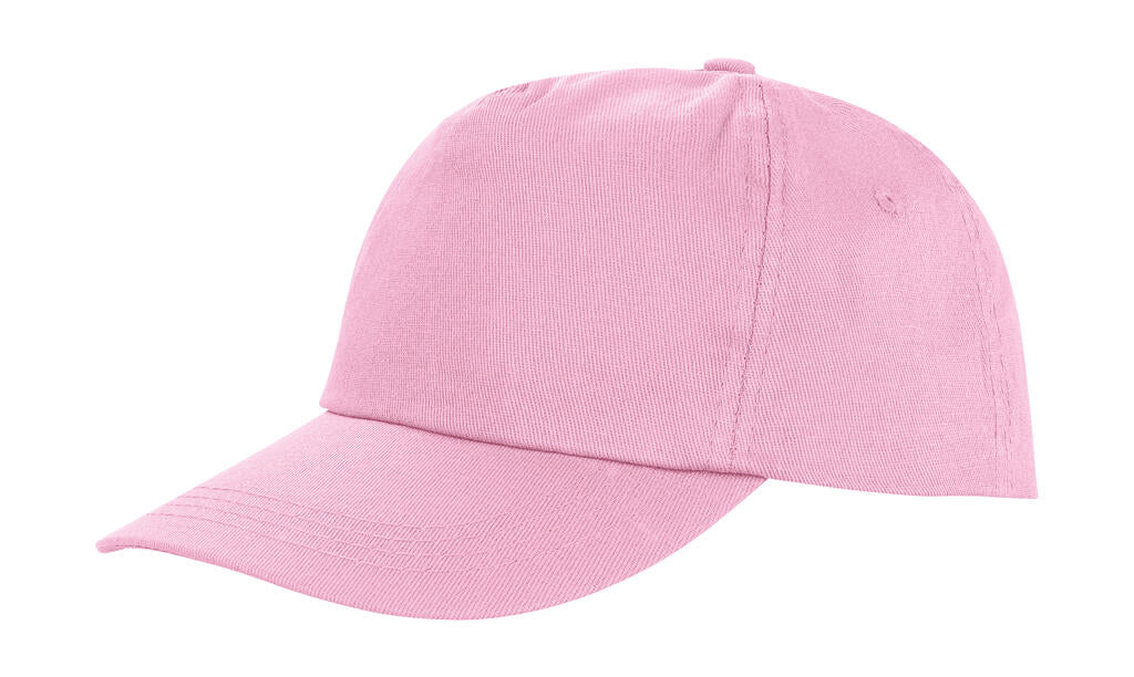 Houston 5-Panel Printers Cap in Farbe Pink