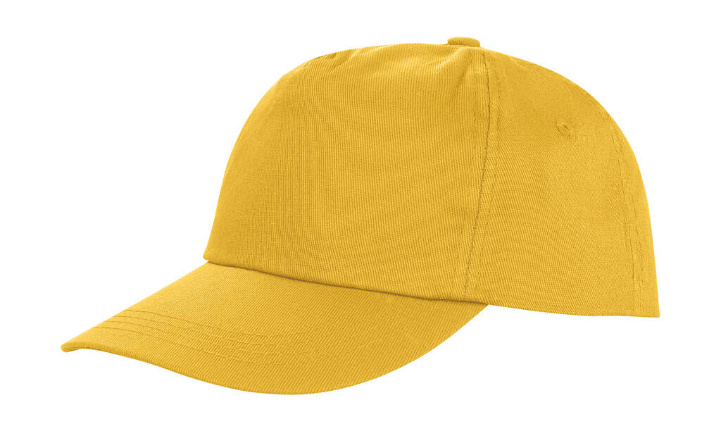 Houston 5-Panel Printers Cap in Farbe Yellow