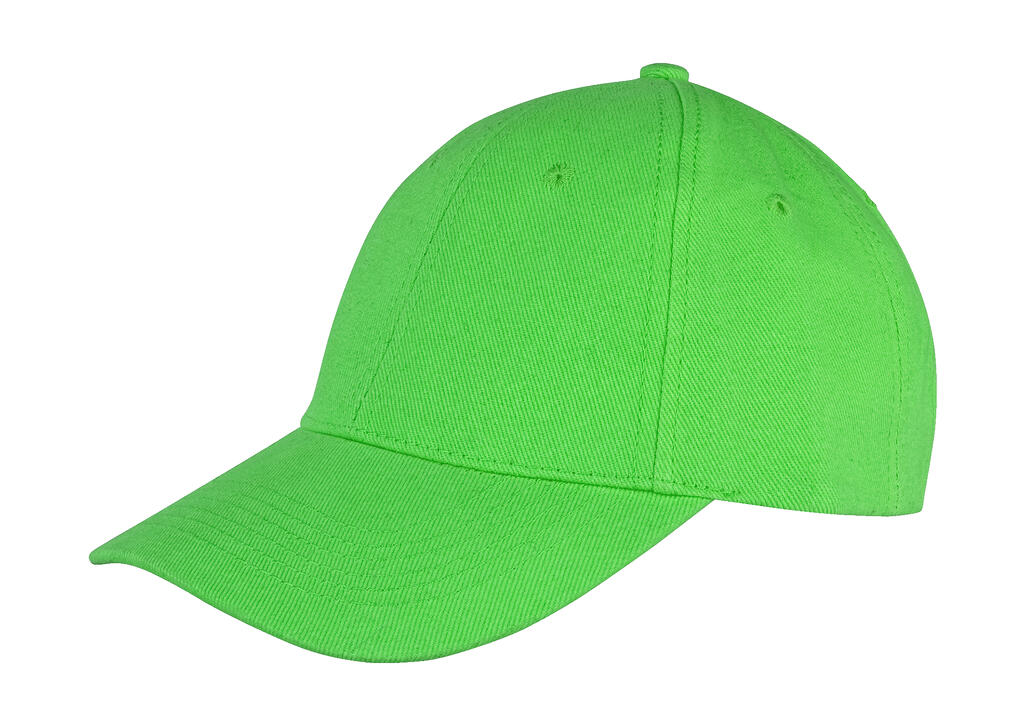 Memphis 6-Panel Low Profile Cap in Farbe Lime