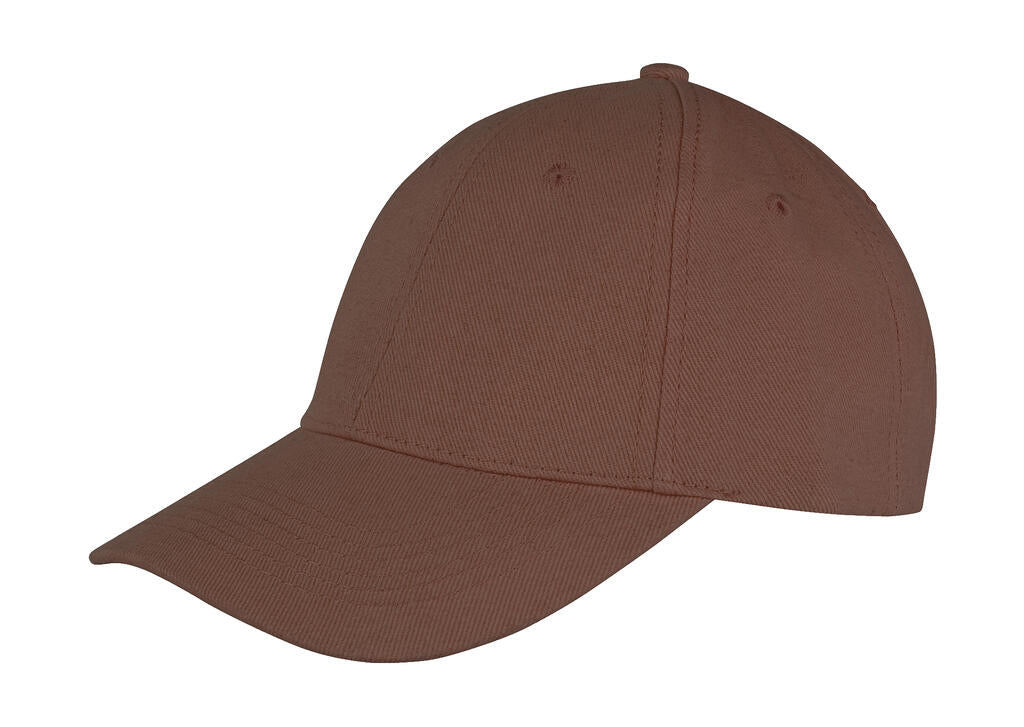 Memphis 6-Panel Low Profile Cap in Farbe Chocolate Brown